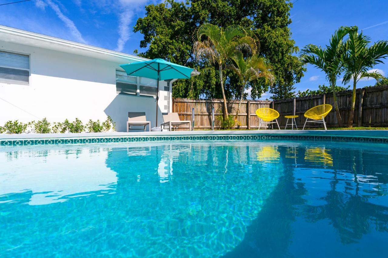 Luxury Casa 4 Bedrooms With Pool & Game Room 15 Mins To Ocean Fort Lauderdale Exterior photo